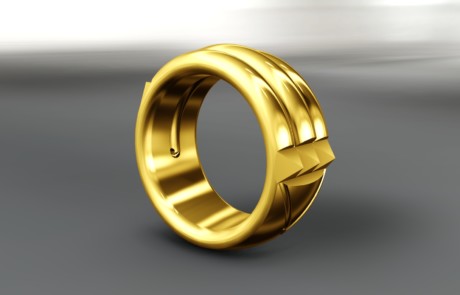 Atlasring fotorealistisch gerendert