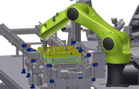 Montageautomation mit Roboter