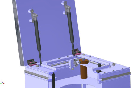 Gefederte Klappmechanik